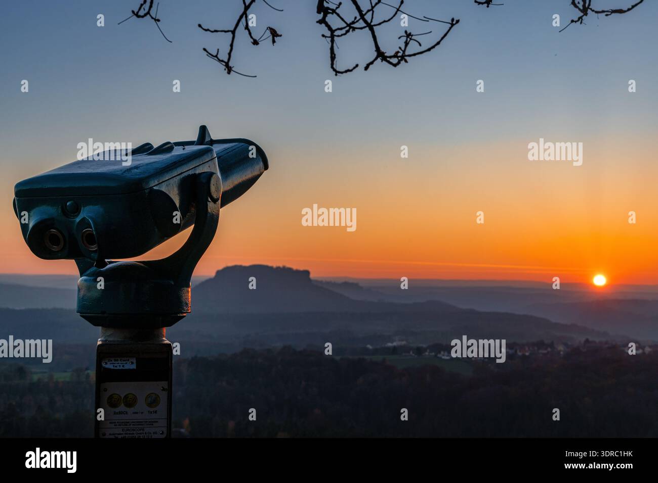Impressioni autunnali dalla Svizzera sassone Foto Stock