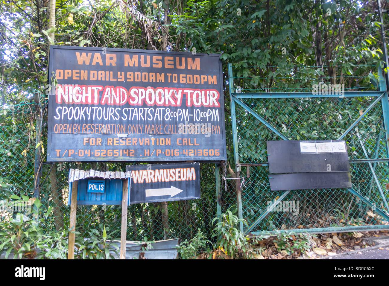 Penang War Museum a Batu Maung, Malesia‧. Offerta spaventosa per un tour Foto Stock