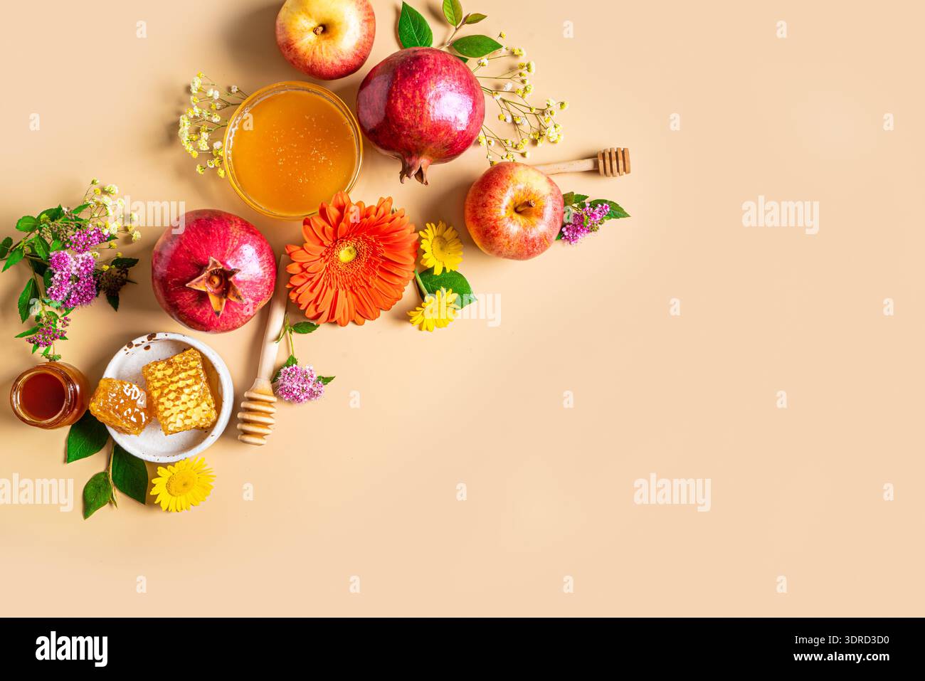 Felice Rosh Hashanah Foto Stock