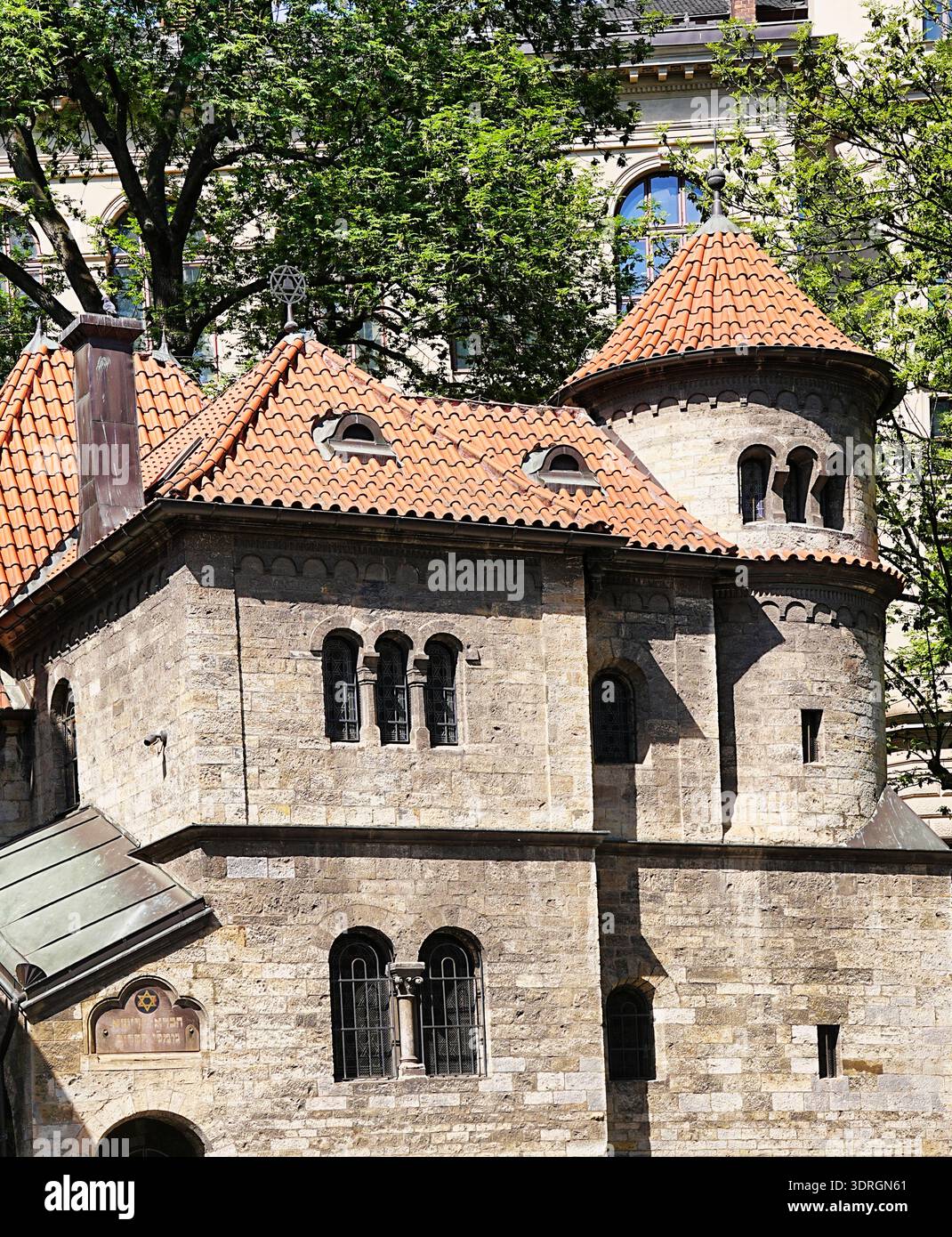 Sala cerimoniale, Cimitero Ebraico di Praga, città Vecchia, XV-XVIII secolo Foto Stock