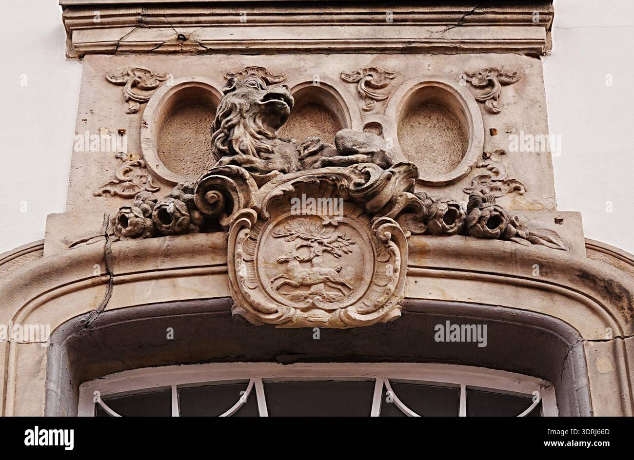 Casa della famiglia ebraica Stieglitz, XVIII secolo ad Arolsen, a volte usata come sinagoga Foto Stock