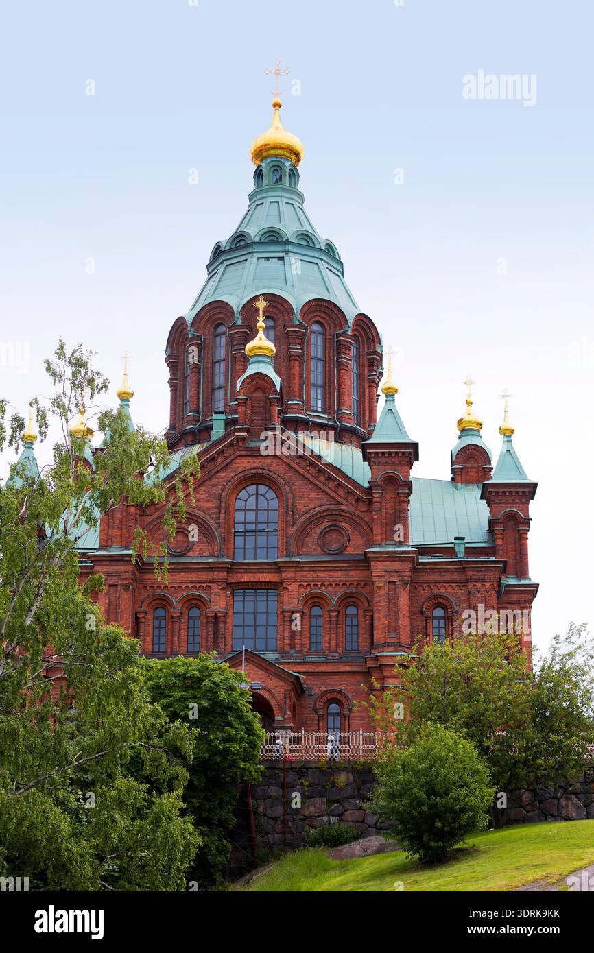 Cattedrale di Uspenski, Finlandia, Helsinki Foto Stock