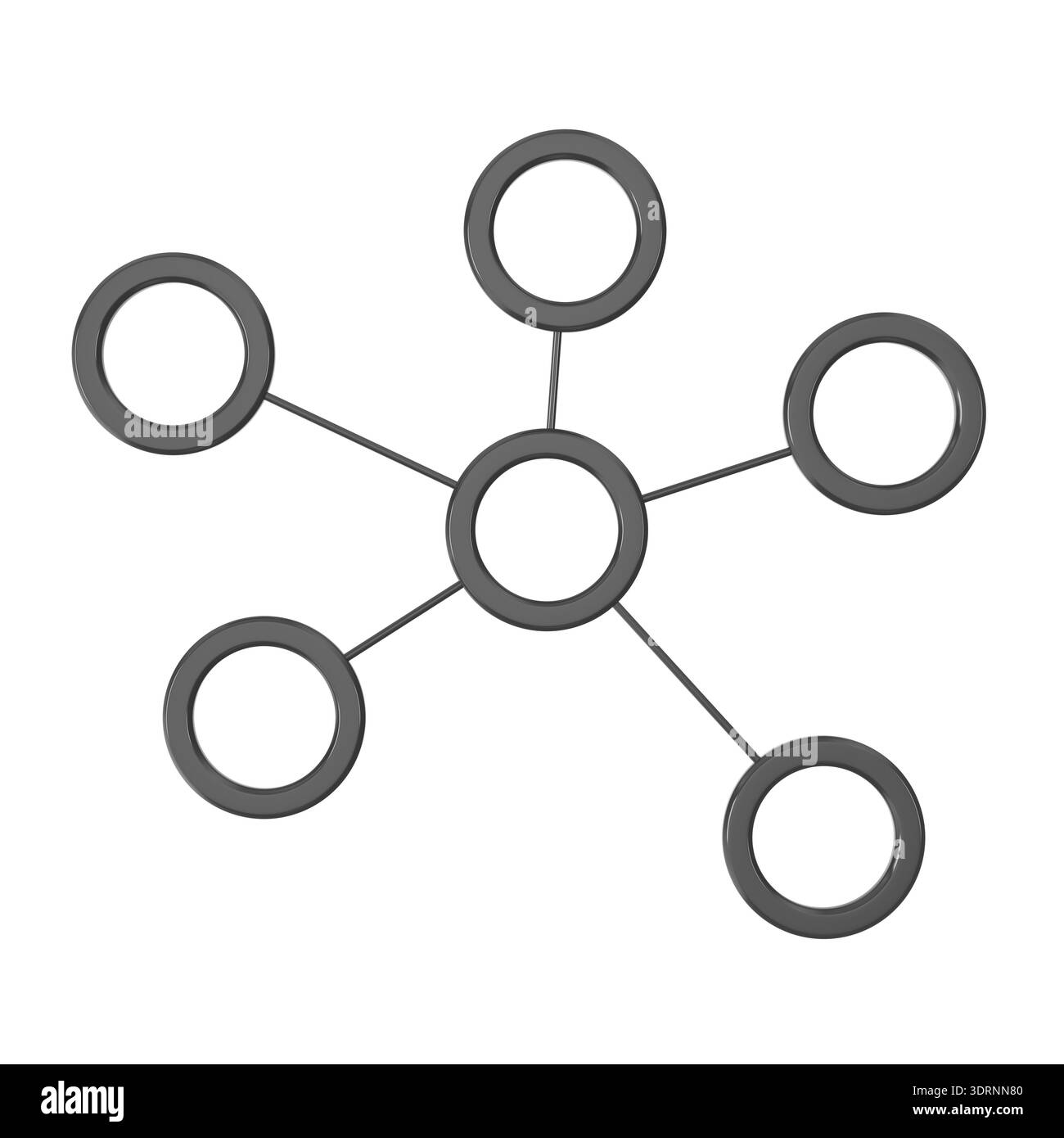 Elementos del diagrama de flujo Foto e Immagini Stock in Bianco e Nero ...