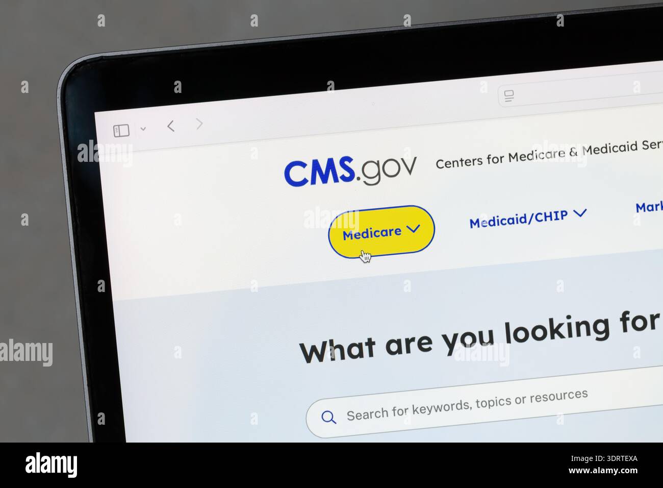Ostersund, Svezia - 14 febbraio 2026. Il sito Web Centers for Medicare and Medicaid Services (CMS) Foto Stock