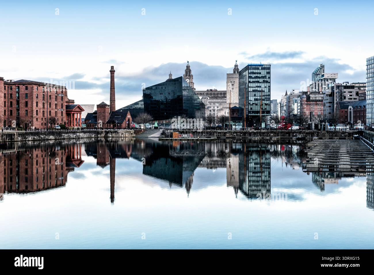 Albert Dock Liverpool Foto Stock