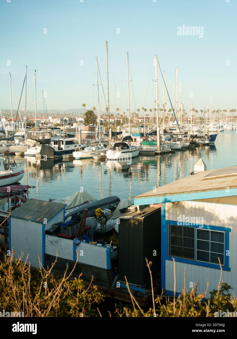 Marina al Ventura Harbor di Ventura, California Foto Stock