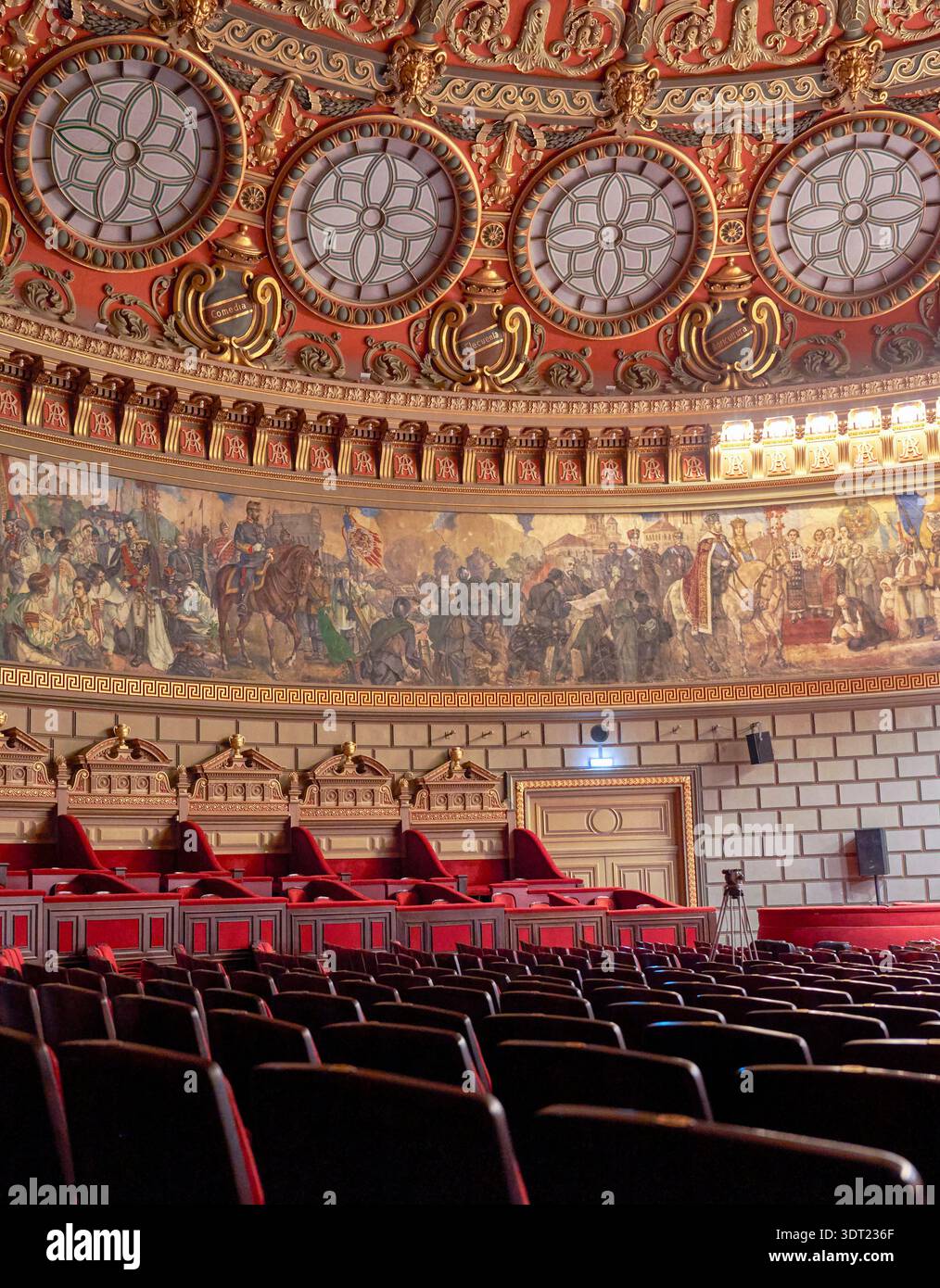 Nella sala concerti principale dell'Ateneo rumeno, Bucarest Foto Stock