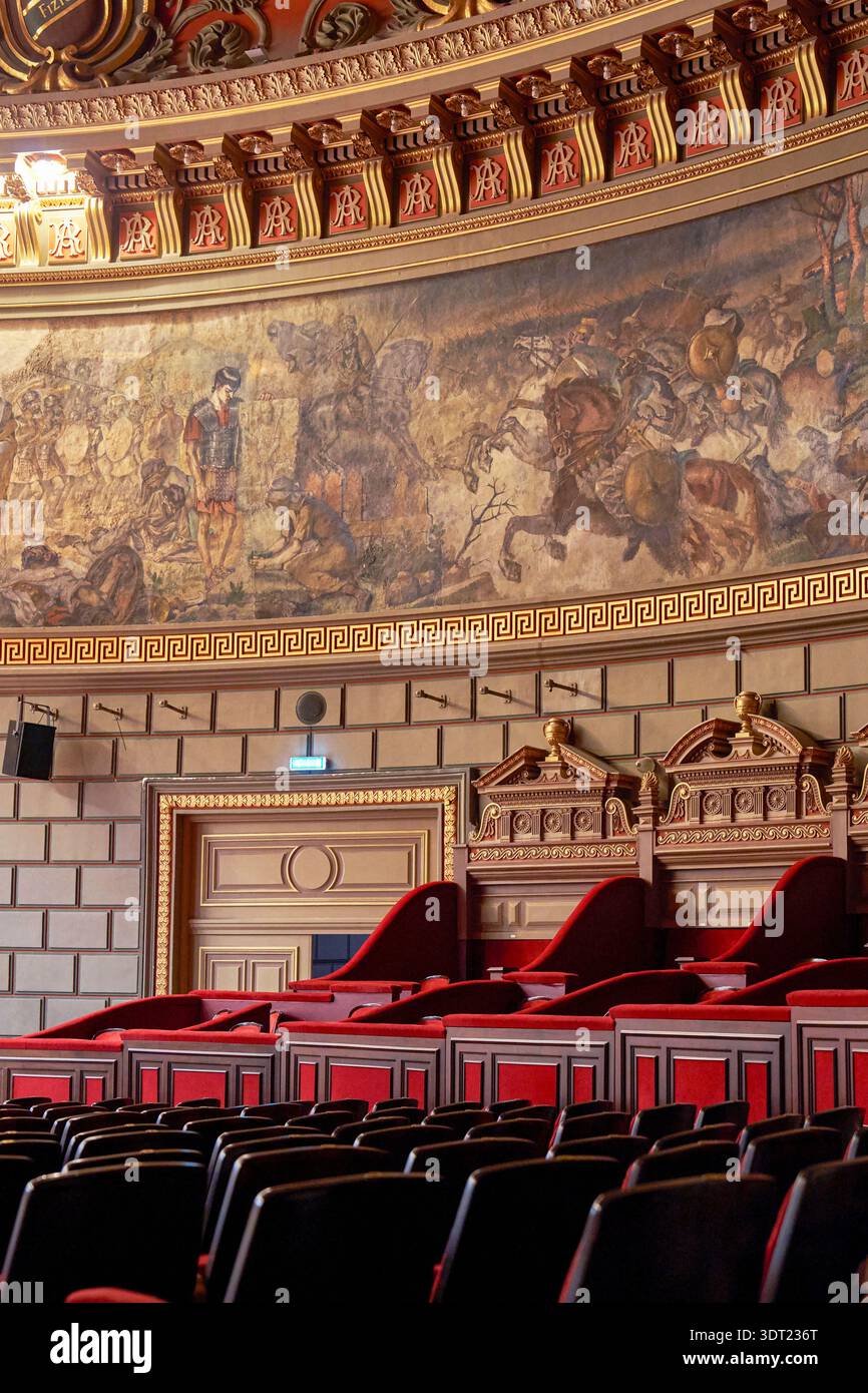 Nella sala concerti principale dell'Ateneo rumeno, Bucarest Foto Stock