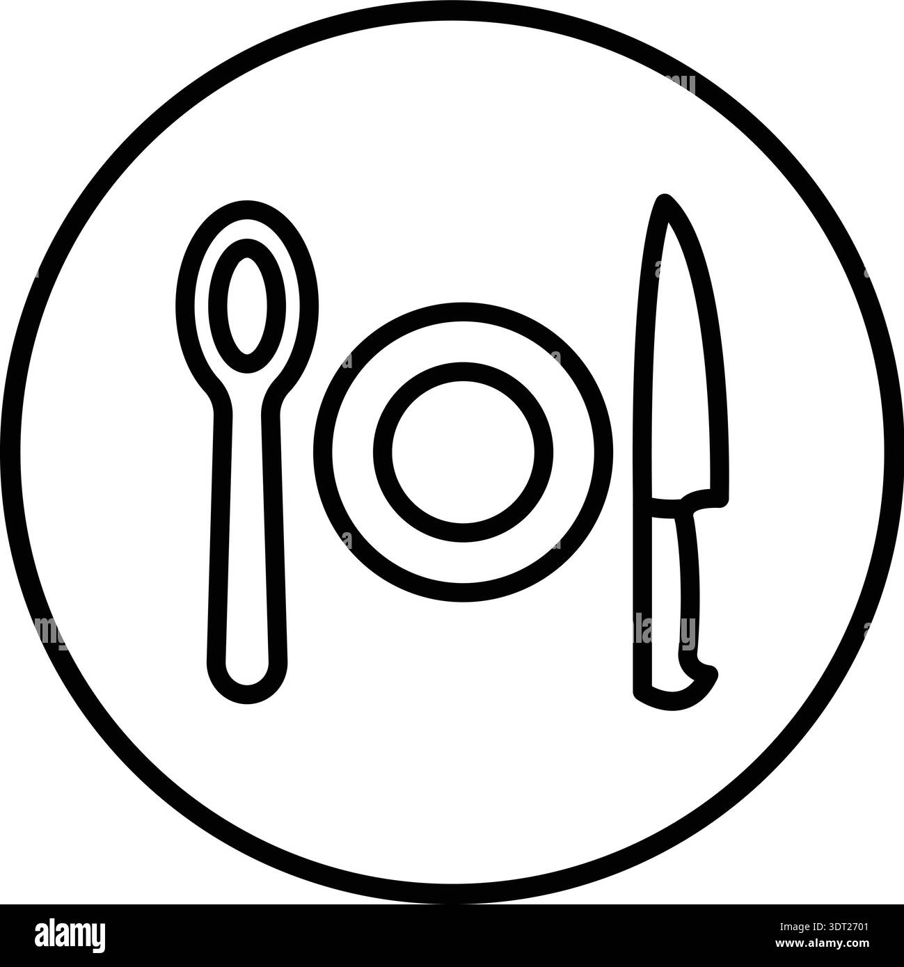 Illustrazione di design dell'icona del vettore pasto Illustrazione Vettoriale