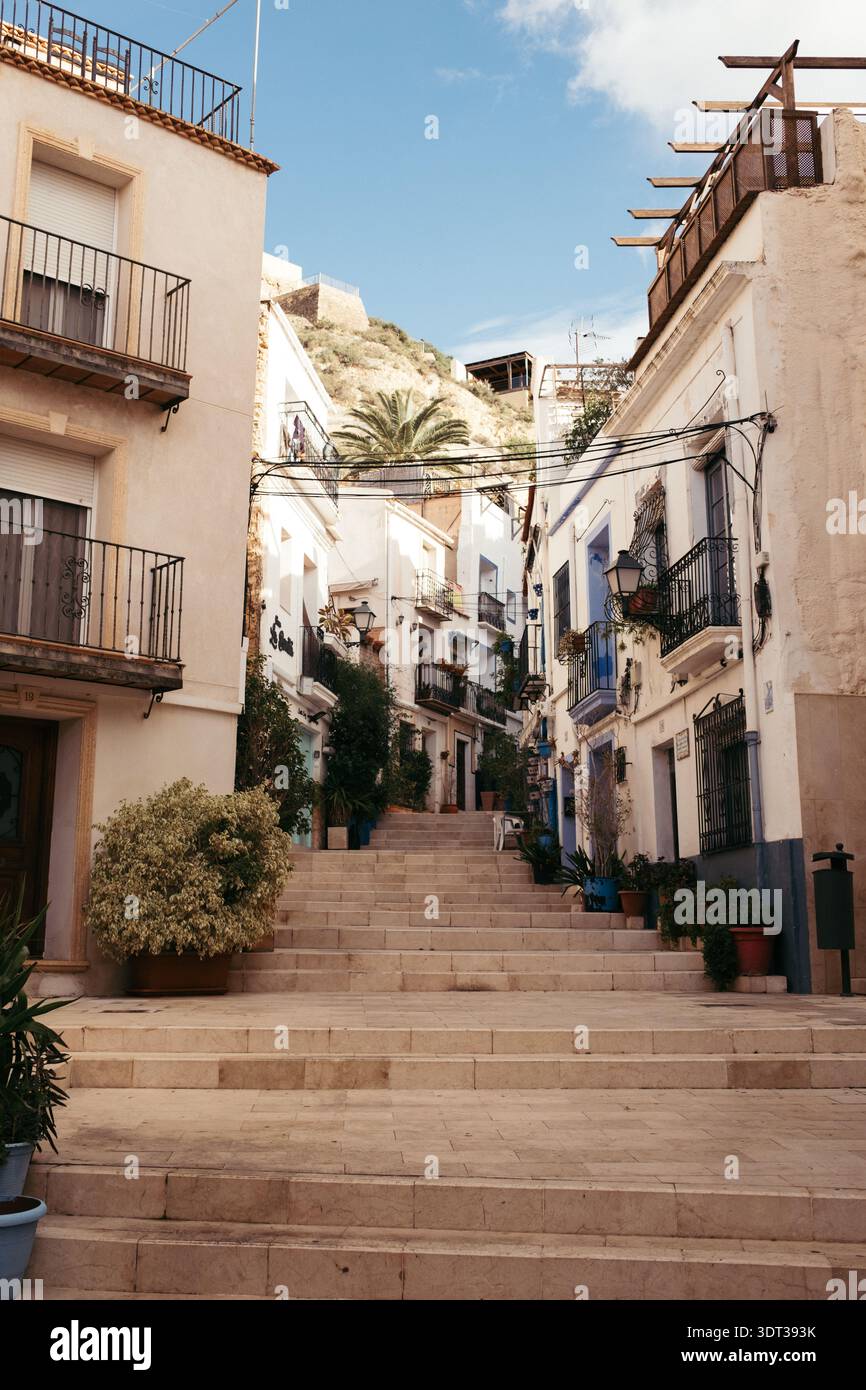 Vista di Alicante, Spagna - gennaio 2026. Foto Stock
