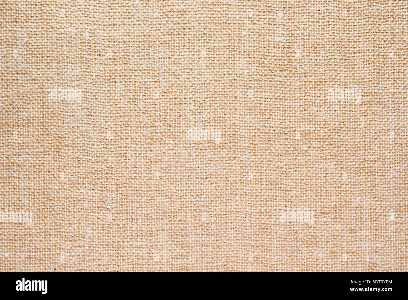 Materiale Burlap ecocompatibile con fibre visibili per l'esposizione dei prodotti Foto Stock