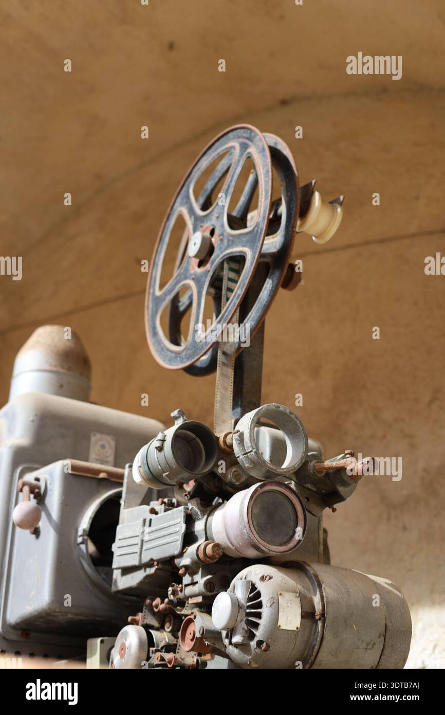Vecchia videocamera storica d'epoca Foto Stock
