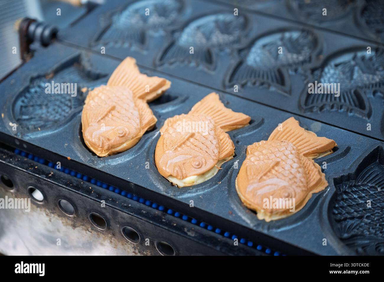 Fulenyi Stampo Per Taiyaki A Forma Di Pesce | Padella Per Waffle Giapponesi | Macchina Per Torte Ripiene Antiaderente