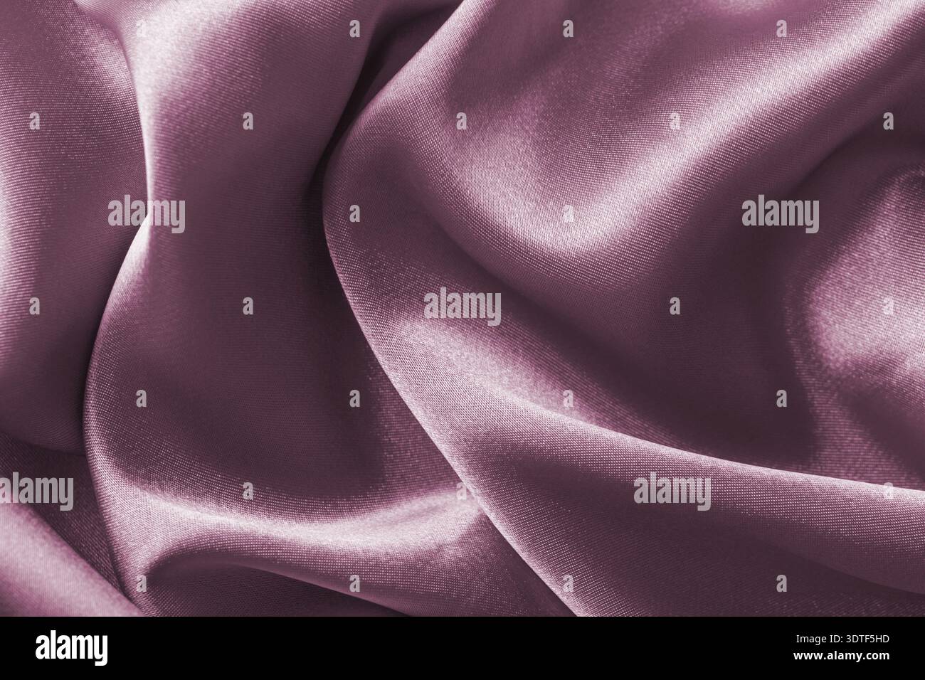 Tessuto di seta rosa, primo piano Foto Stock