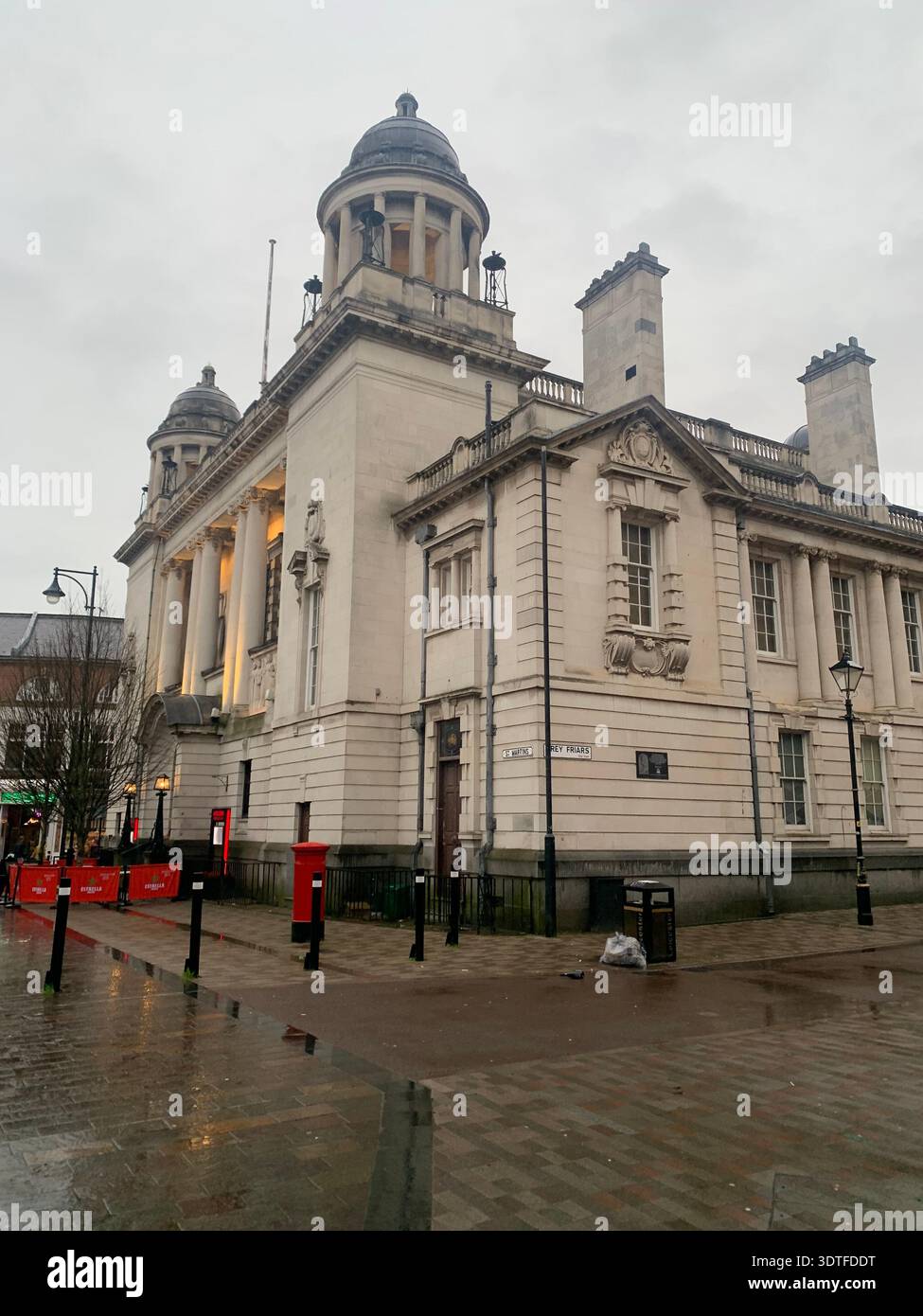 Museo di re Riccardo a Leicester o centro visitatori questa mostra esplora la vita del suo regno e l'eredità dell'ultimo re Plantageneto - Immagine stock catturata con smartphone