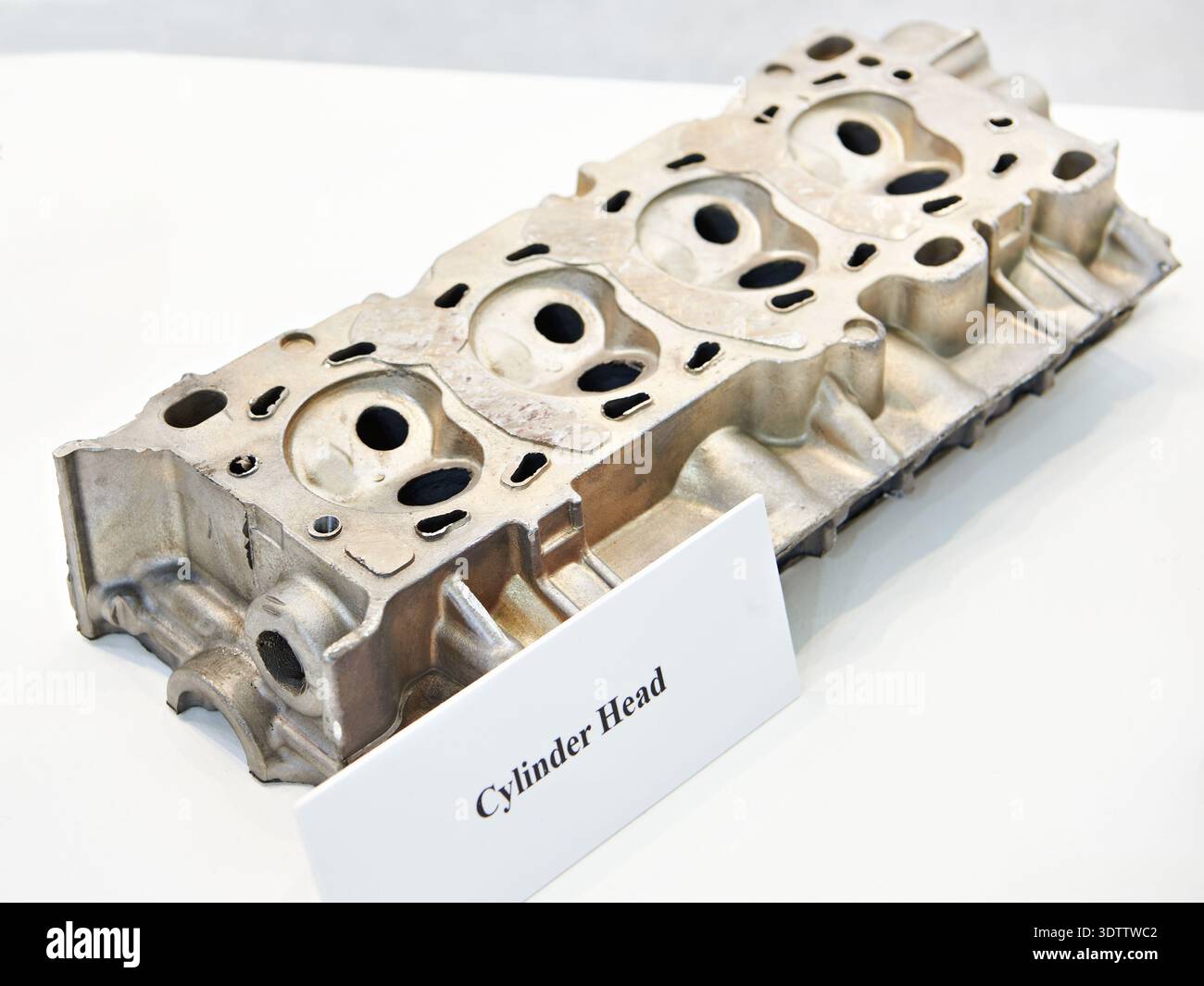 Fatturato della testata dell'auto in mostra Foto Stock