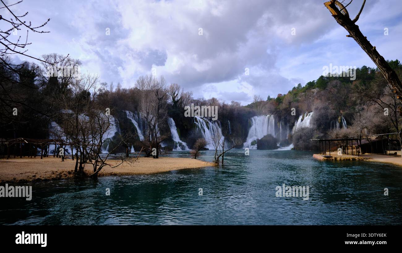 Cascate di Kravica, Bosnia Erzegovina Foto Stock