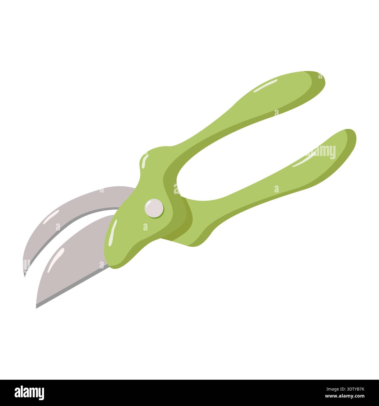 Cesoie da giardino Design realistico Illustrazione Vettoriale