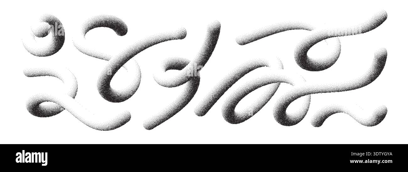 Imposta disegni di linee astratte con onde sfumate e texture con disturbo crea sfondi dinamici per un design grafico moderno e layout di poster con flusso Illustrazione Vettoriale