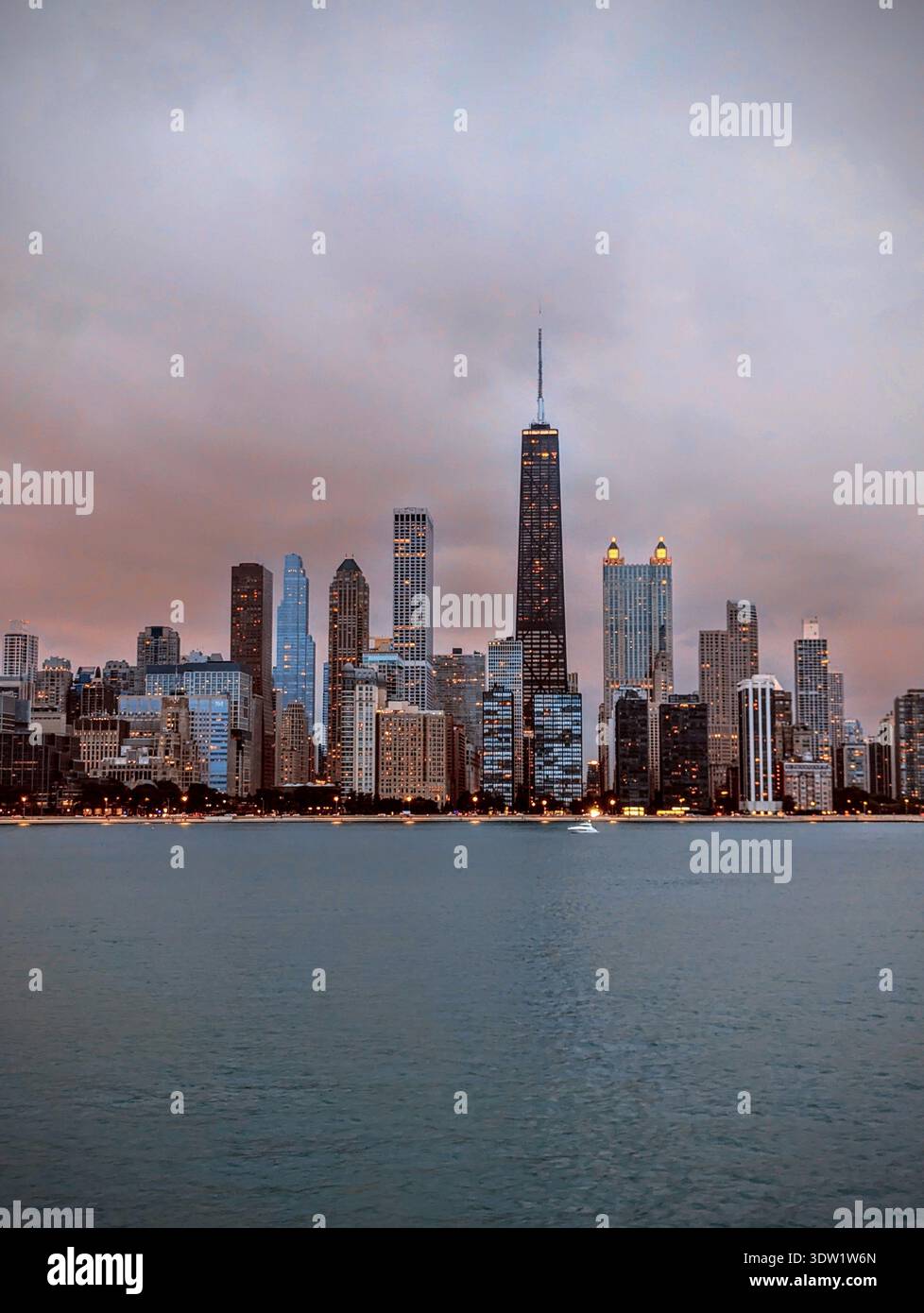 Sullo skyline di Chicago - Immagine stock catturata con smartphone