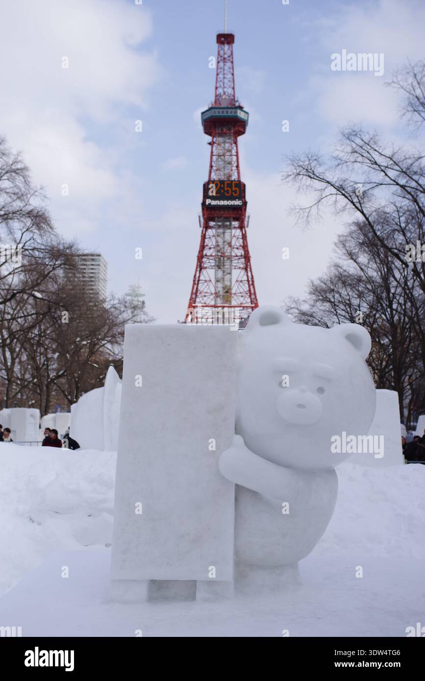 Sapporo Snow Festival, Sapporo, Hokkaido, Giappone Foto Stock