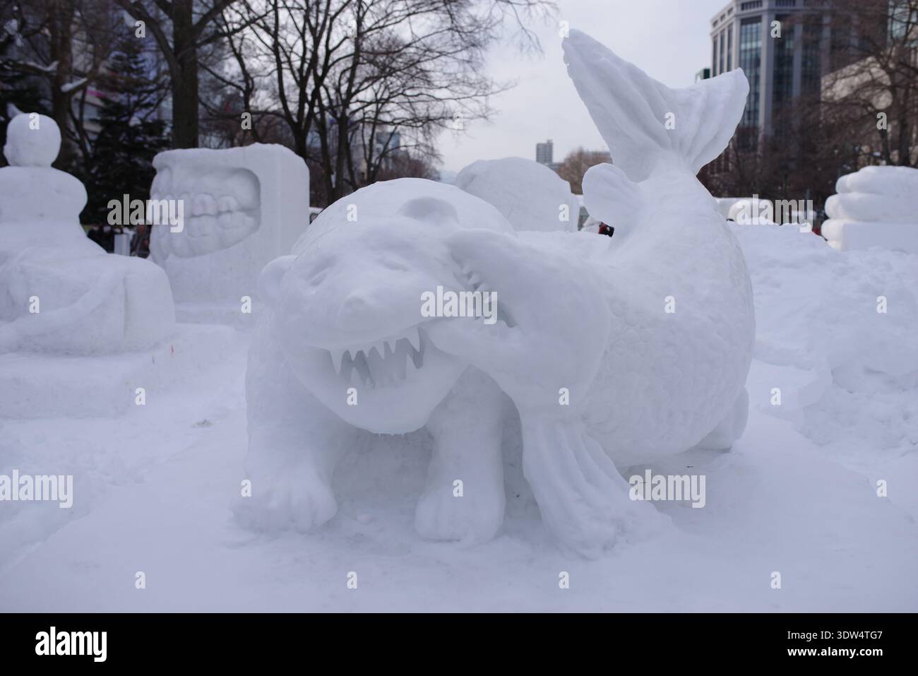 Sapporo Snow Festival, Sapporo, Hokkaido, Giappone Foto Stock