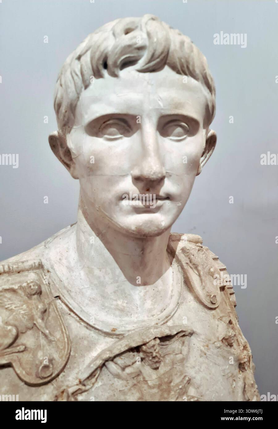 Bueste des roemischen Kaisers Augustus, Siviglia, Andalusia, Spanien (nur fuer redaktionelle Verwendung. Keine Werbung. Referenzdatenbank: http://www. Foto Stock