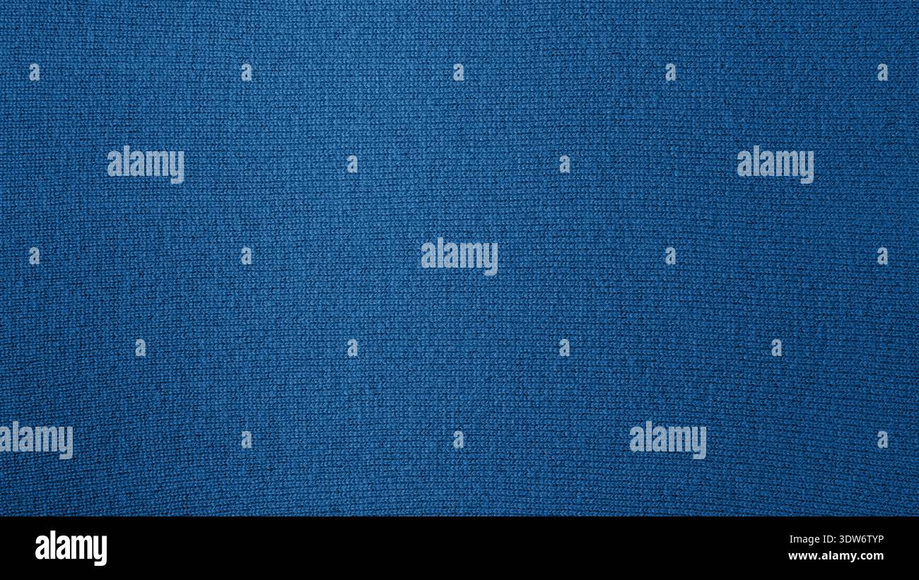 Il puro cashmere è colorato nel moderno colore pantone 2020 classico blu. Sfondo astratto con colori alla moda. Con spazio di copia, vista dall'alto Foto Stock