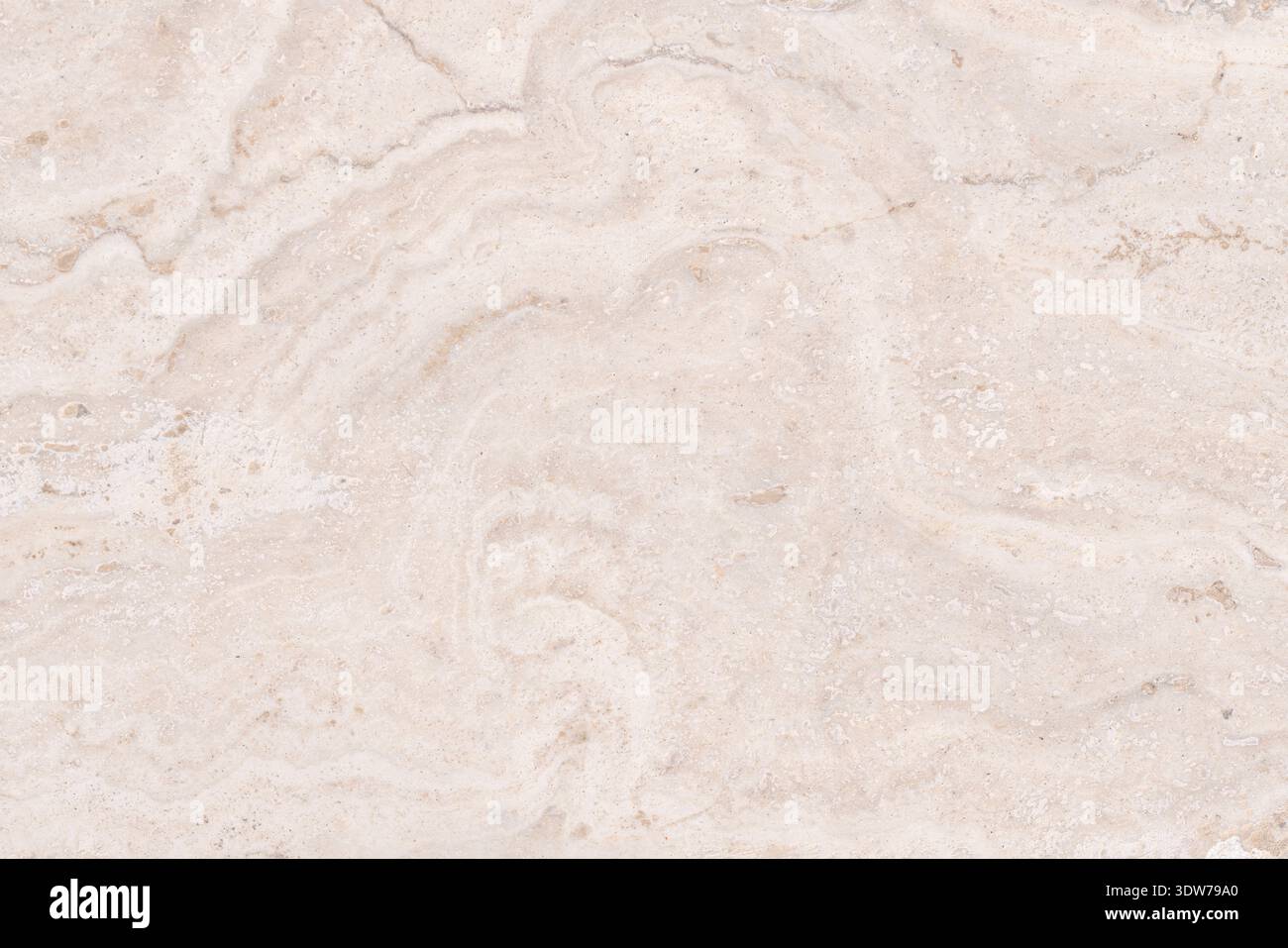 Sfondo macro ad alta risoluzione di pietra calcarea naturale beige con eleganti venature di marmo. Struttura in pietra neutra per il design e il rendering degli interni Foto Stock
