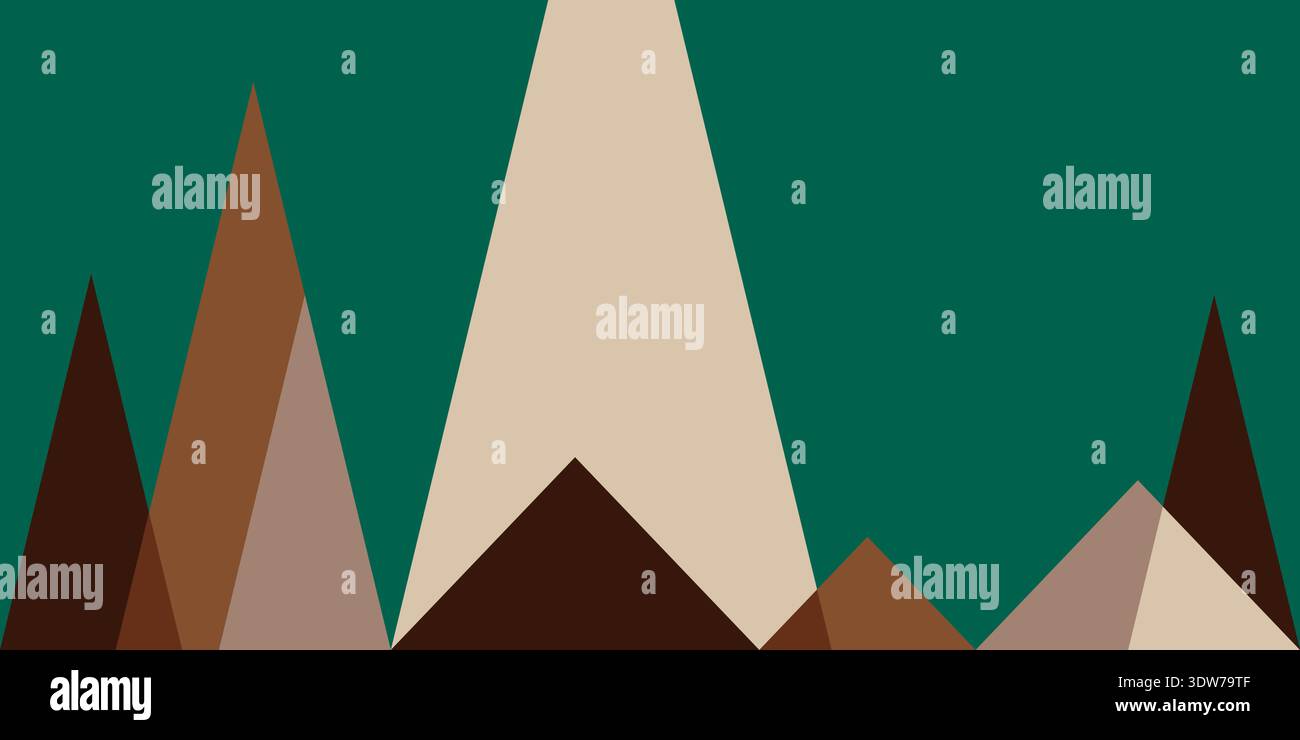 Illustrazione vettoriale di sfondo astratto di montagna Illustrazione Vettoriale