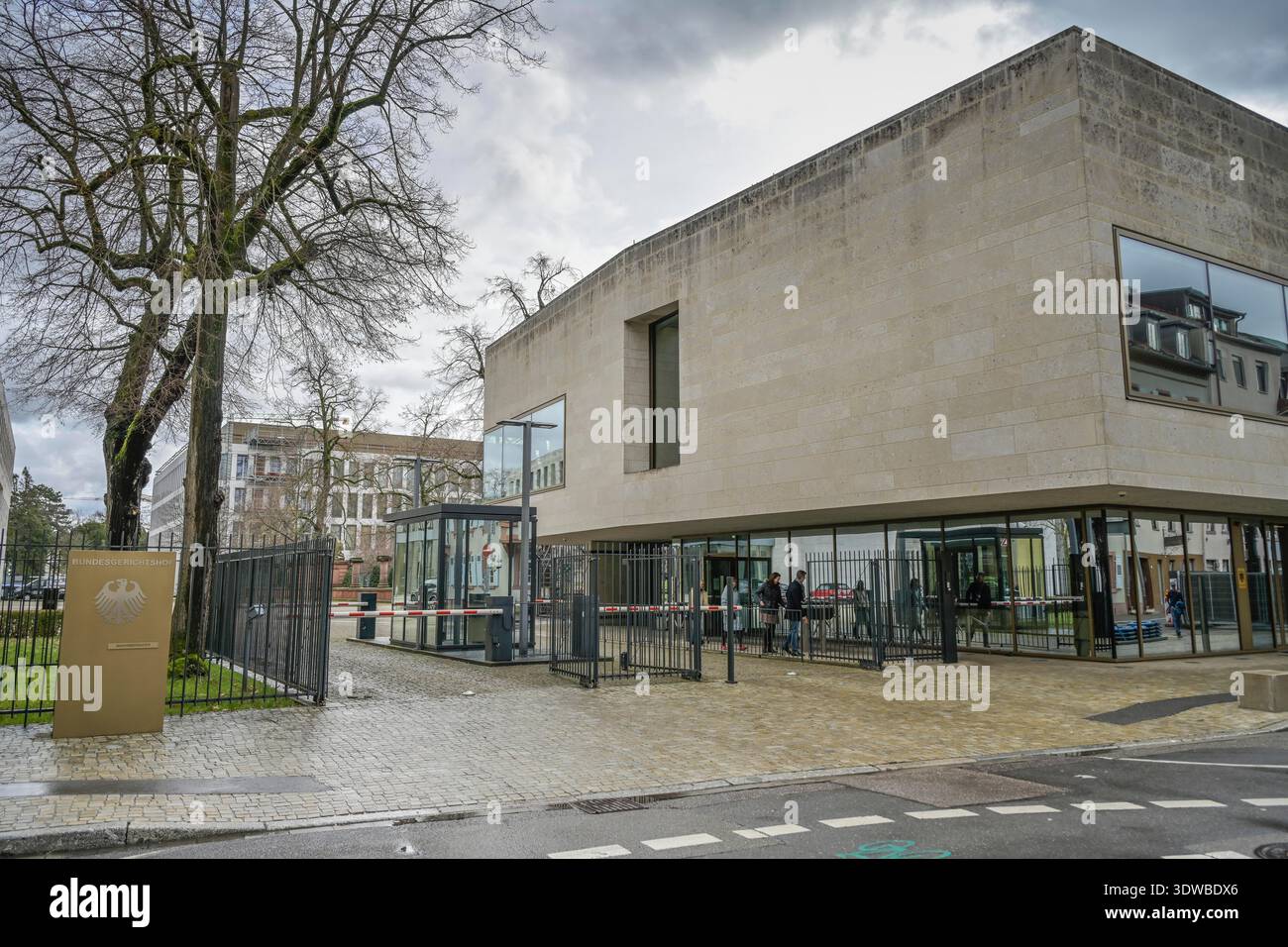 Bundesgerichtshof BGH, Herrenstraße, Karlsruhe, Baden-Württemberg, Deutschland Foto Stock