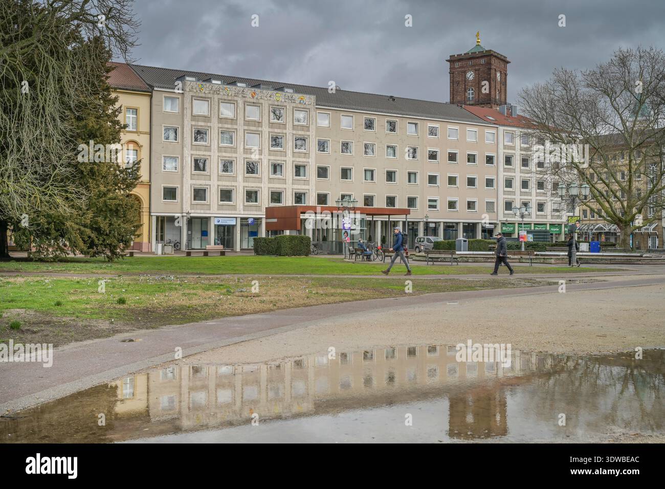 Handwerkskammer, Friedrichsplatz, Karlsruhe, Baden-Württemberg, Deutschland Foto Stock