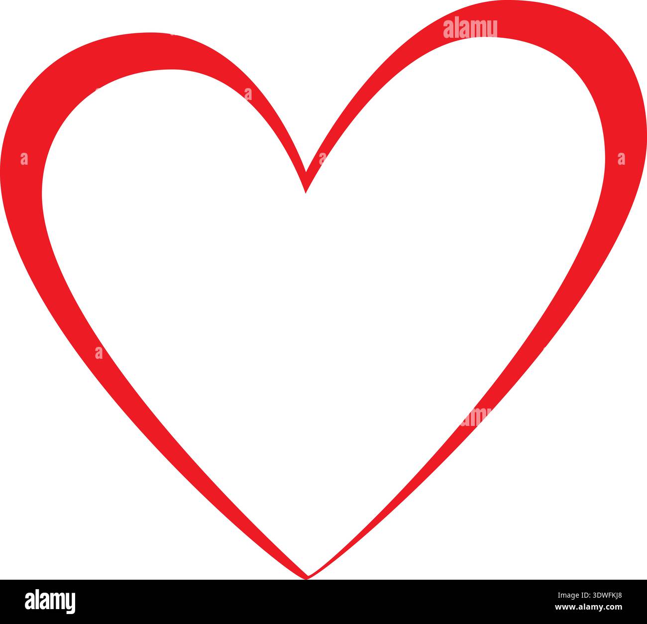 Marchio del cuore Foto Stock