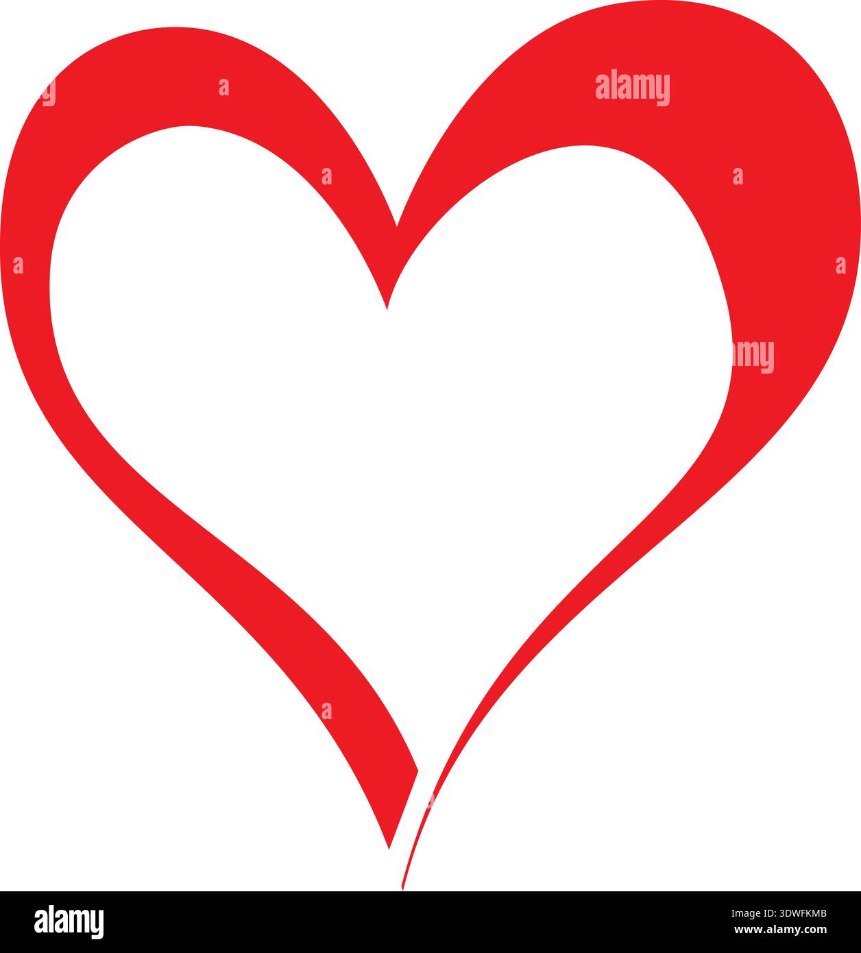 Marchio del cuore Foto Stock