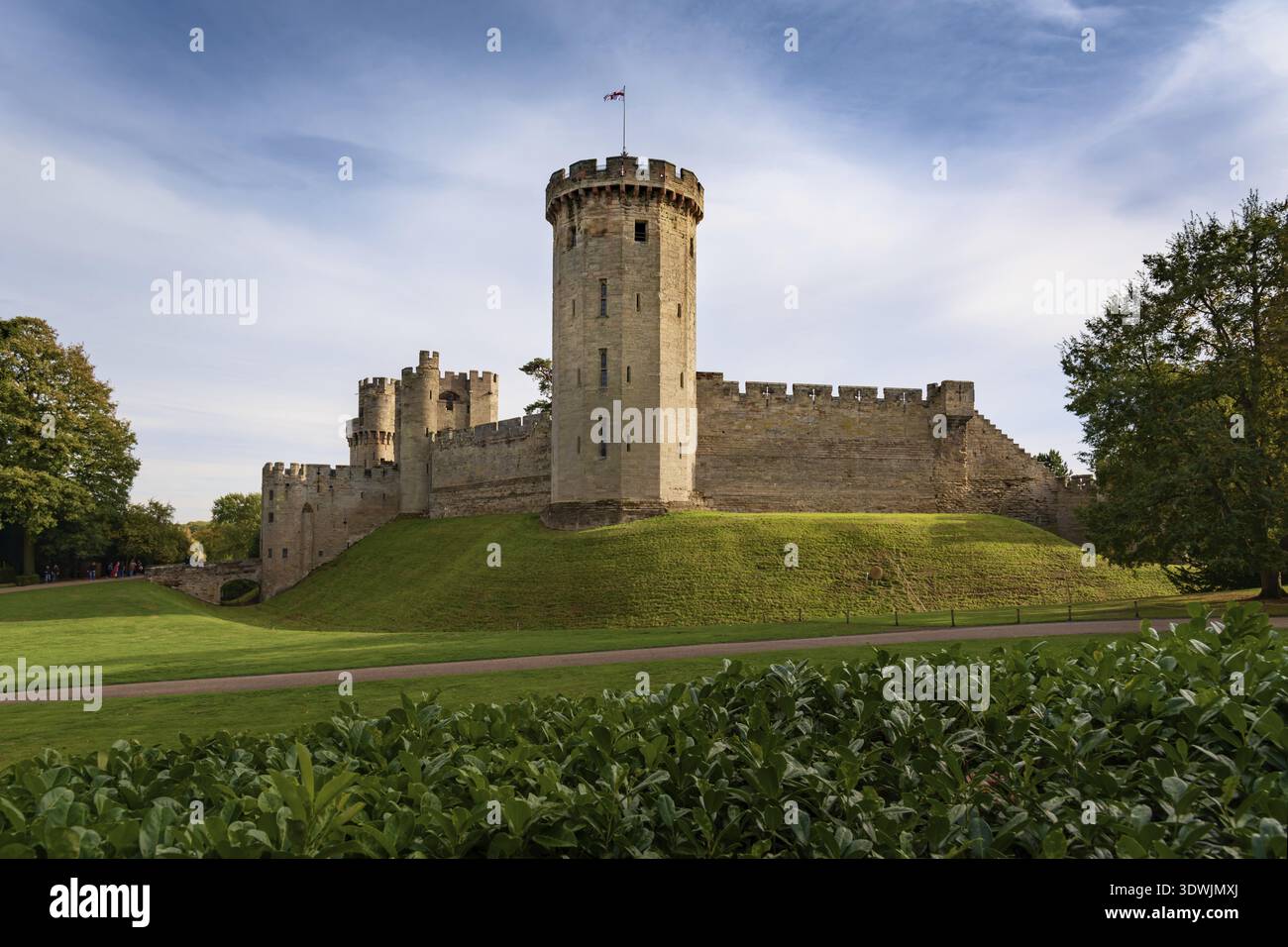 Il Castello di Warwick, Warwick, Regno Unito Foto Stock