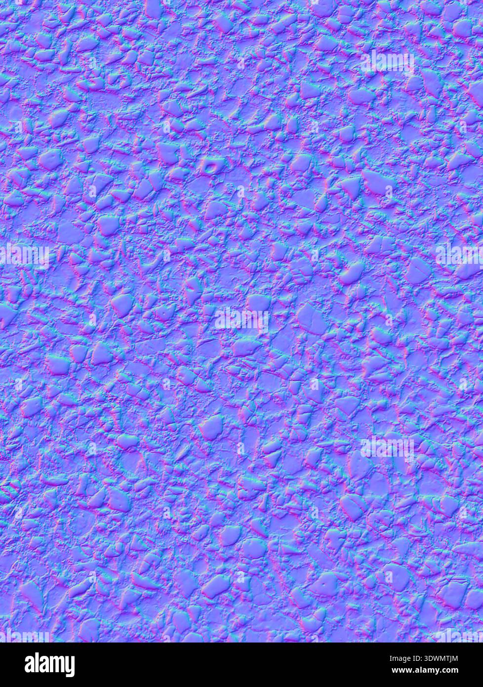 Sfondo su un pavimento in stile veneziano nella mappa normale Foto Stock