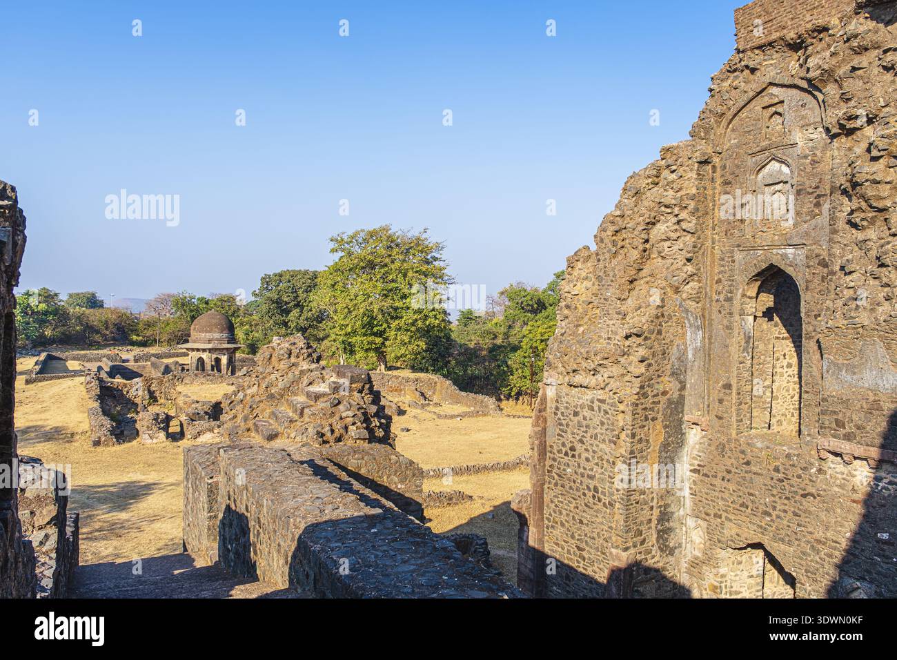 India, stato del Madhya Pradesh, Mandu, negozio di Gada Shah, residenza o negozio di un nobile Rajput del XV secolo Foto Stock
