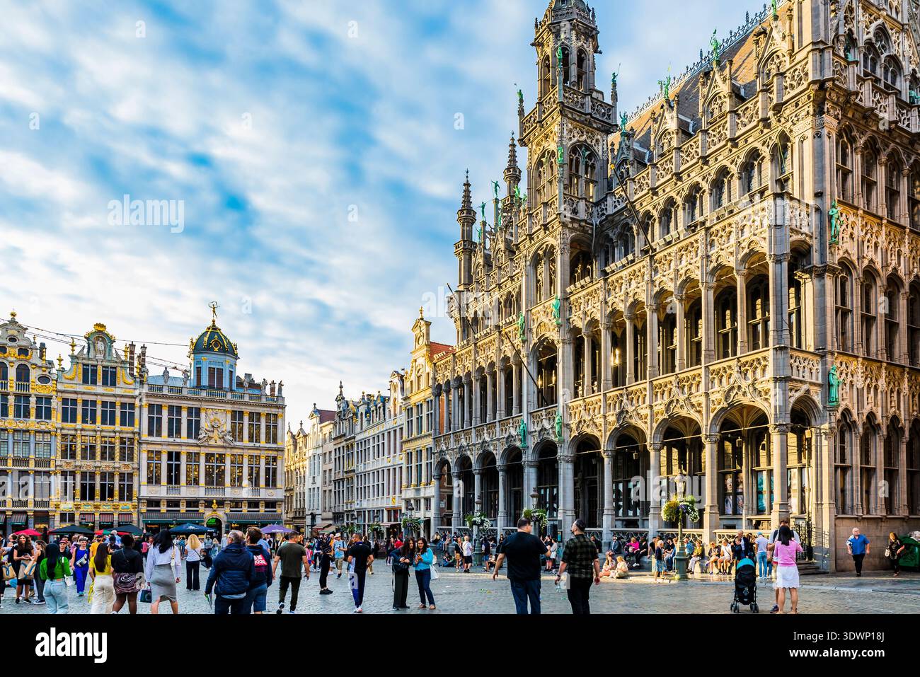 Il Museo della città di Bruxelles si trova nella Maison du ROI, Casa del Re, o Broodhuis, Casa del pane. Grand-Place - Grote Markt. Bruxelles, Bruxelles-Capit Foto Stock