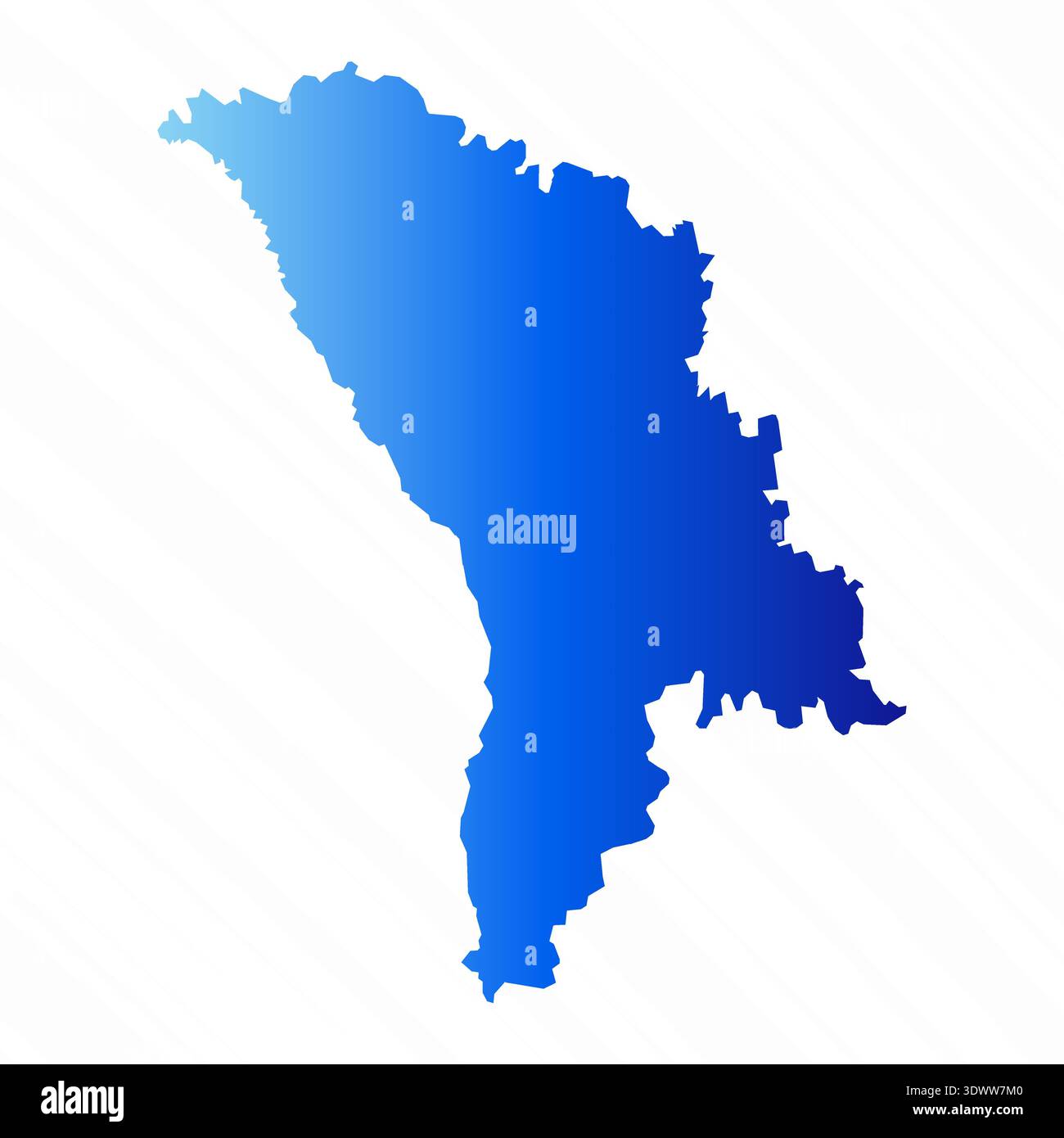 Gradiente sfondo mappa Moldavia semplice, design vettoriale modificabile, può essere utilizzato per la progettazione aziendale o di presentazioni. Illustrazione Vettoriale