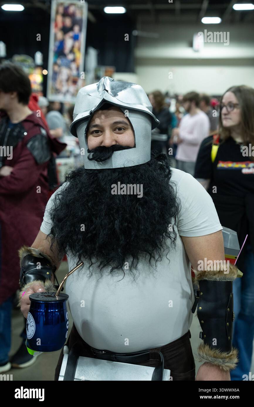 Motor City Comic con ospitato dal Suburban Collection Showplace di Novi, Michigan Foto Stock