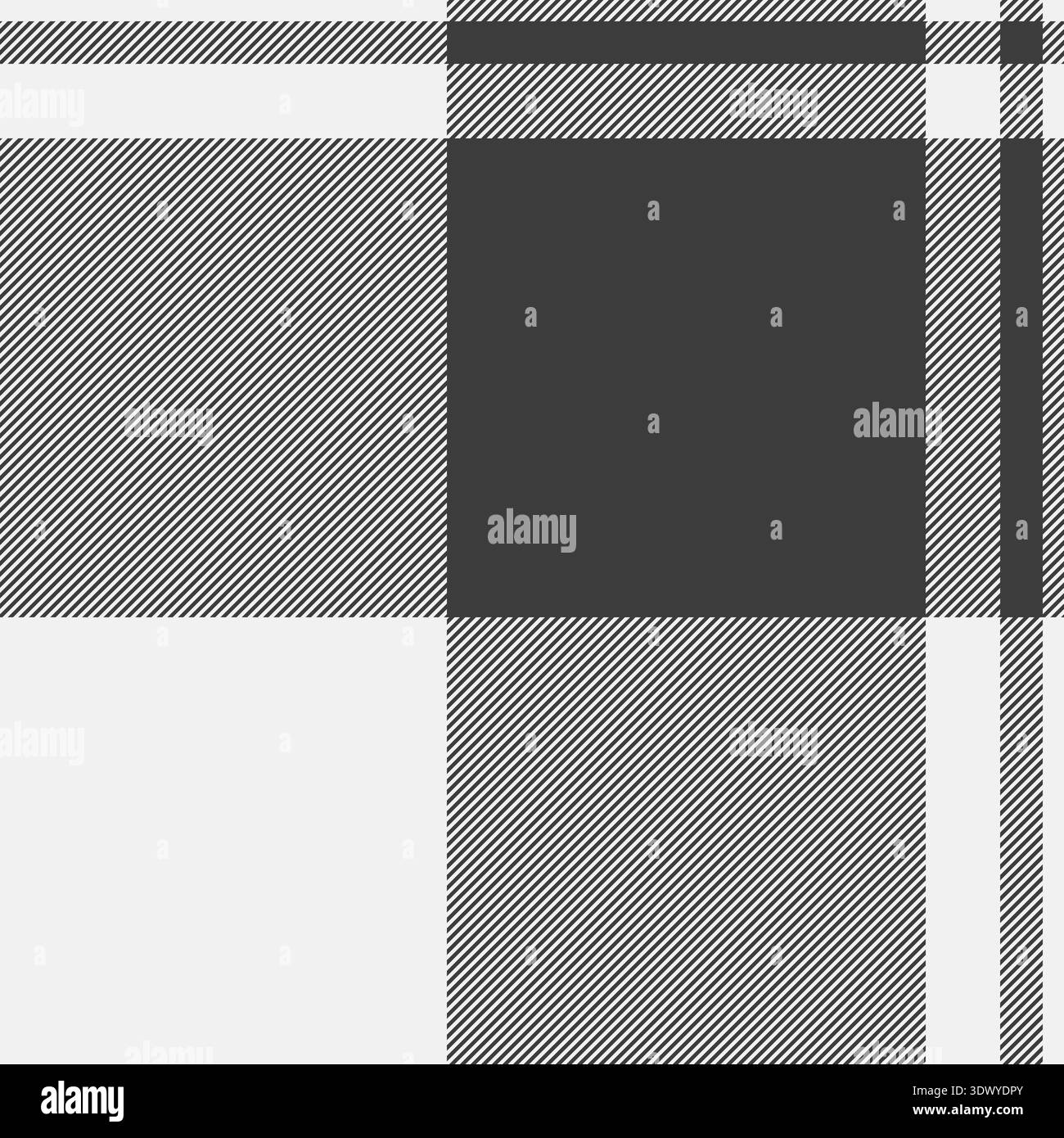 Schema vettoriale di controllo concettuale, tessuto di sfondo estivo senza cuciture. Tessuto tartan in yuletide a quadri con tavolozza di colori bianco e grigio. Illustrazione Vettoriale