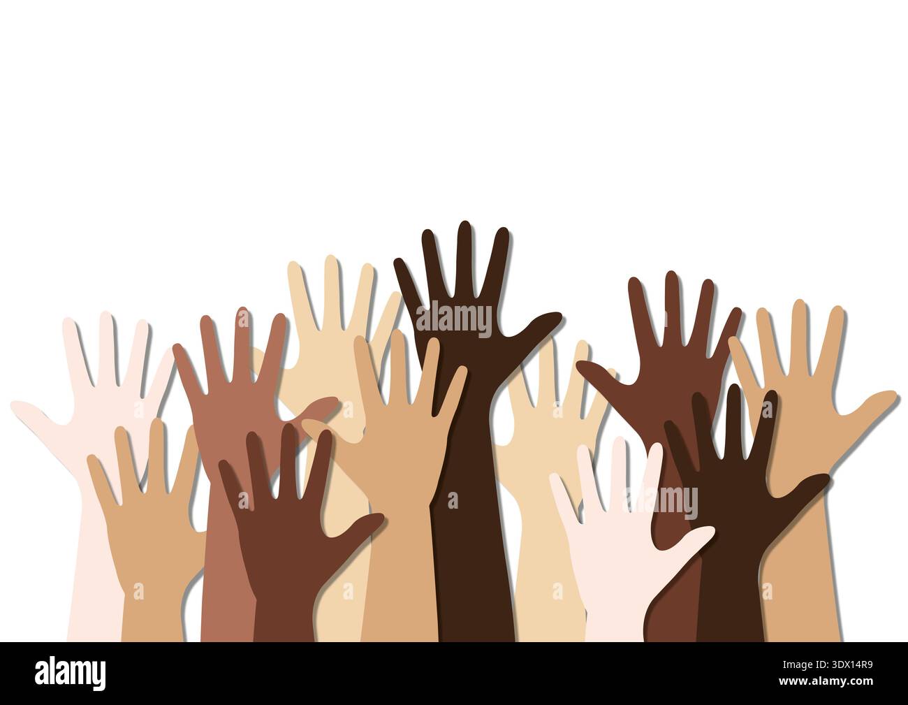 Illustrazione concettuale della parità. Foto Stock