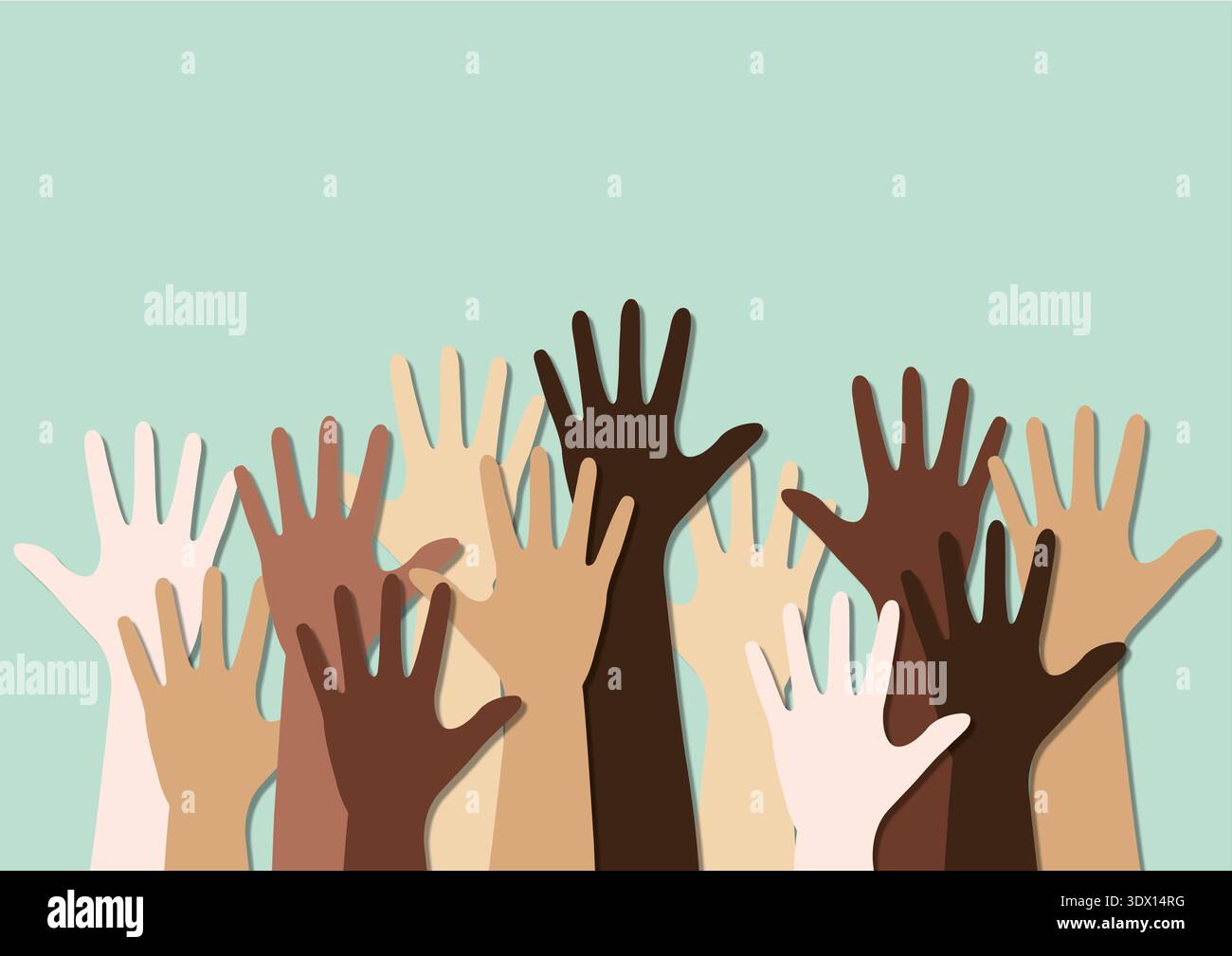 Illustrazione concettuale della parità. Foto Stock