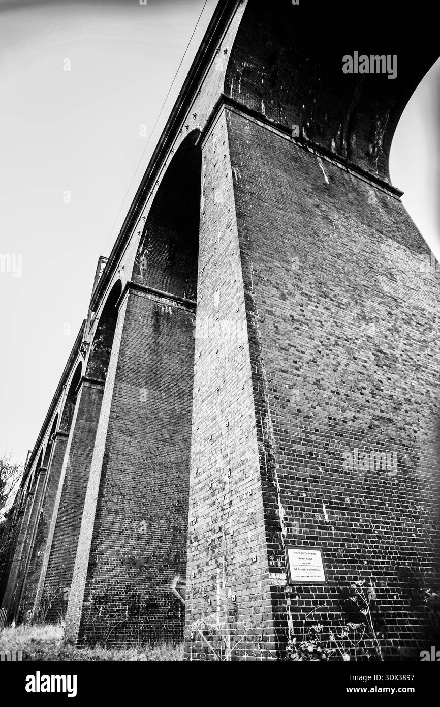 Viadotto Digswell, Welwyn Garden City, Hertfordshire, Inghilterra Regno Unito Foto Stock