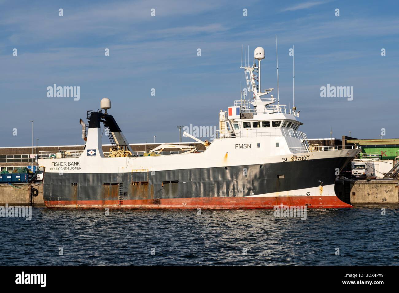 Fisher Bank, peschereccio Euronor, nel porto di Cuxhaven Foto Stock