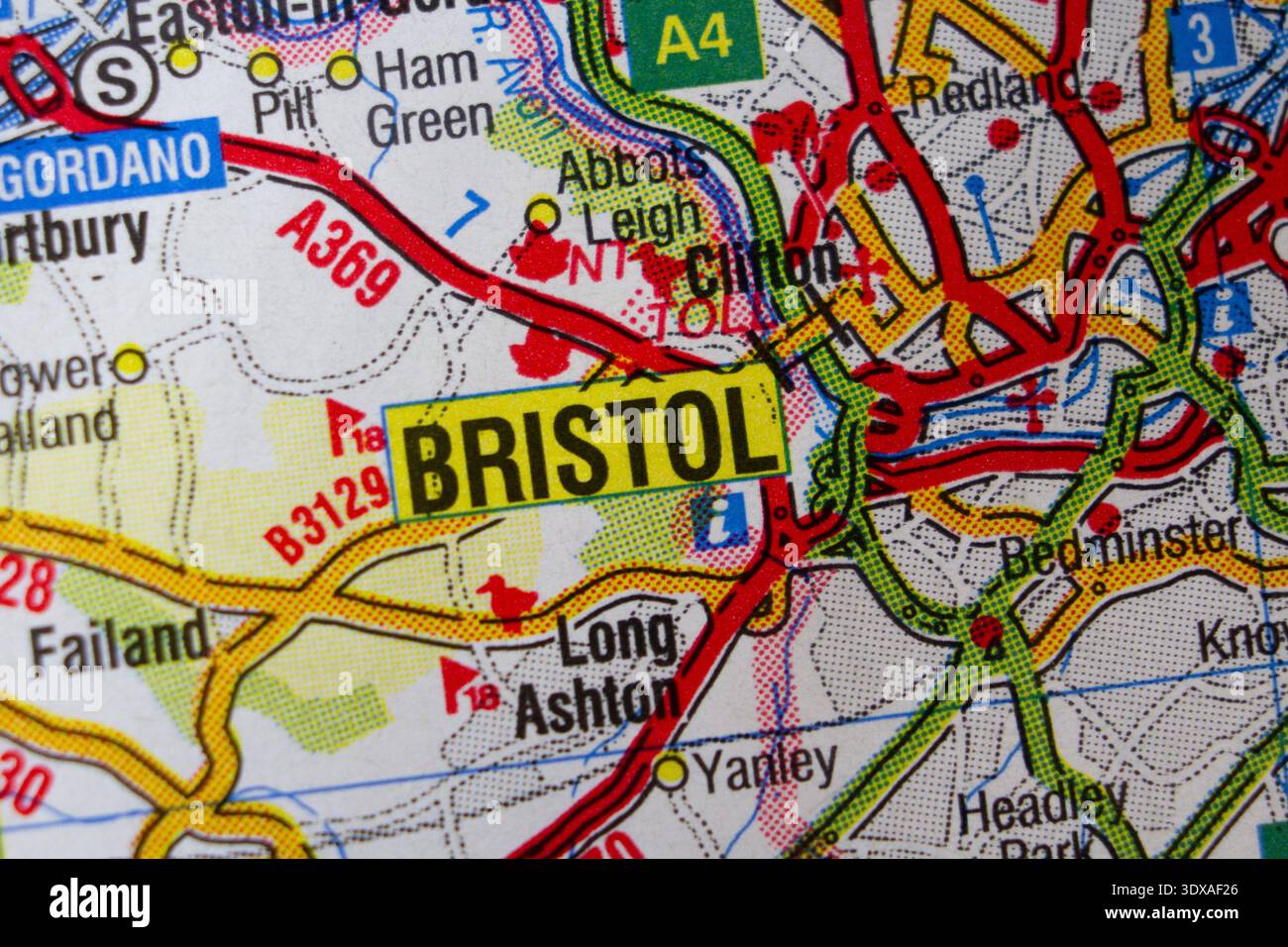 Bristol Set Di 6 Sottobicchieri In Melamina, Mappa Dei Quartieri: Clifton, Cotham, Southville, Totterdown, Stokes Croft, Hotwells - 5