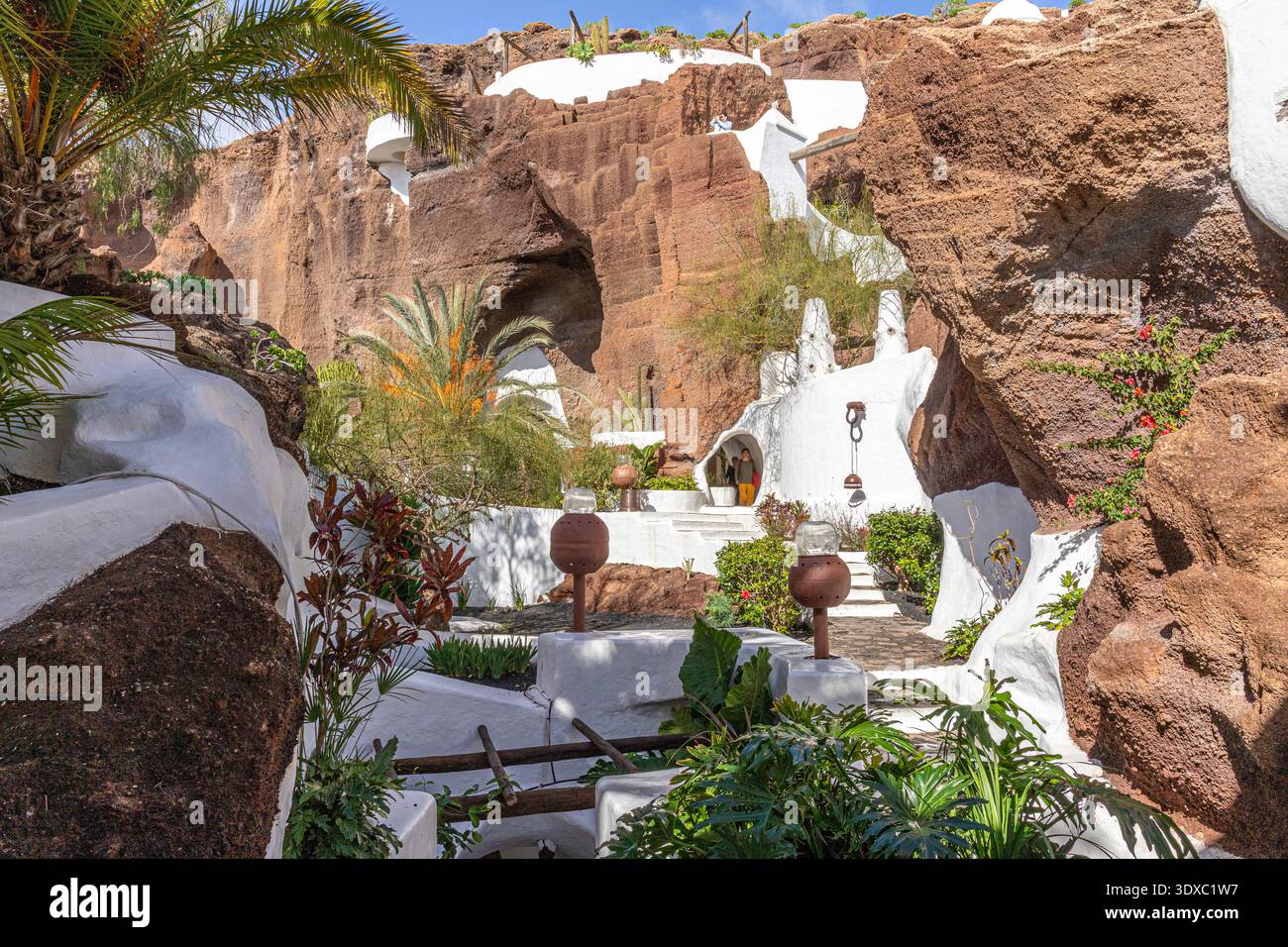 Museo Lagomar - Casa Omar Sharif di Cesar Manrique a Nazaret, Teguise a Lanzarote nelle Isole Canarie spagnole Foto Stock