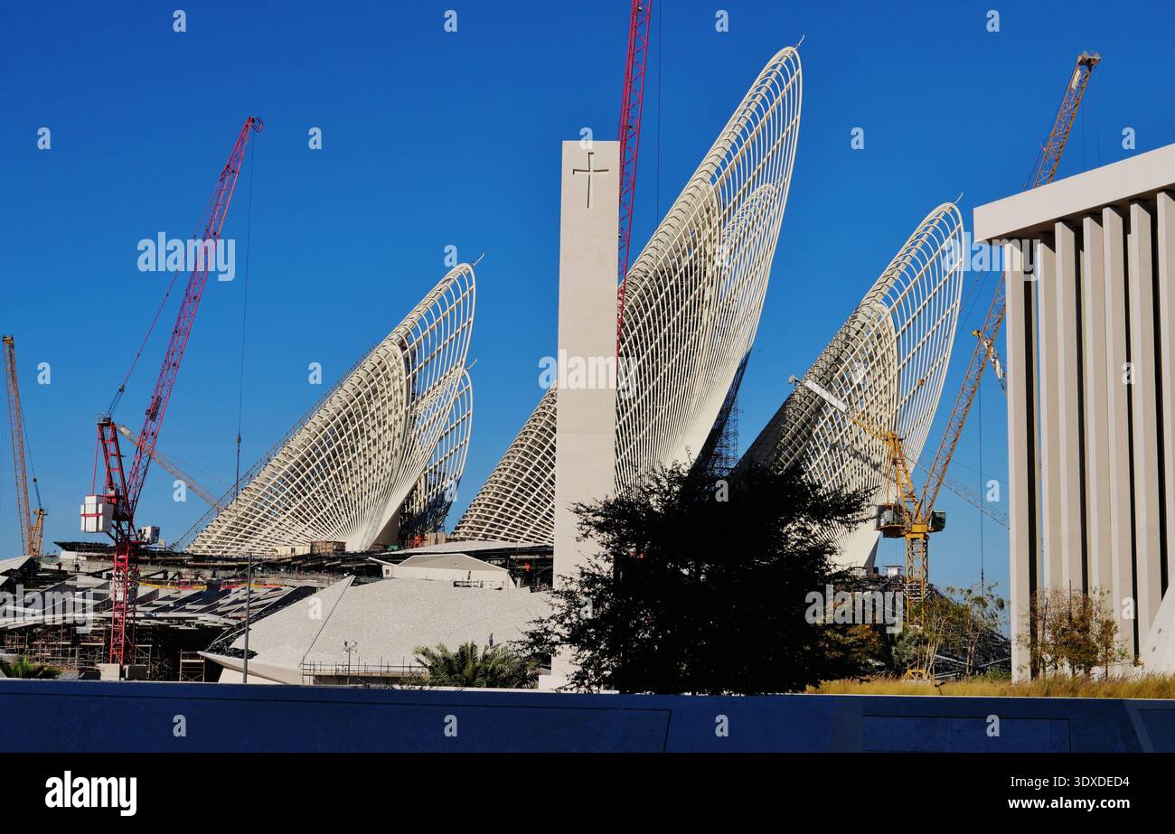 Zayed National Museum, Abu Dhabi, Emirato di Abu Dhabi, Emirati Arabi Uniti Foto Stock
