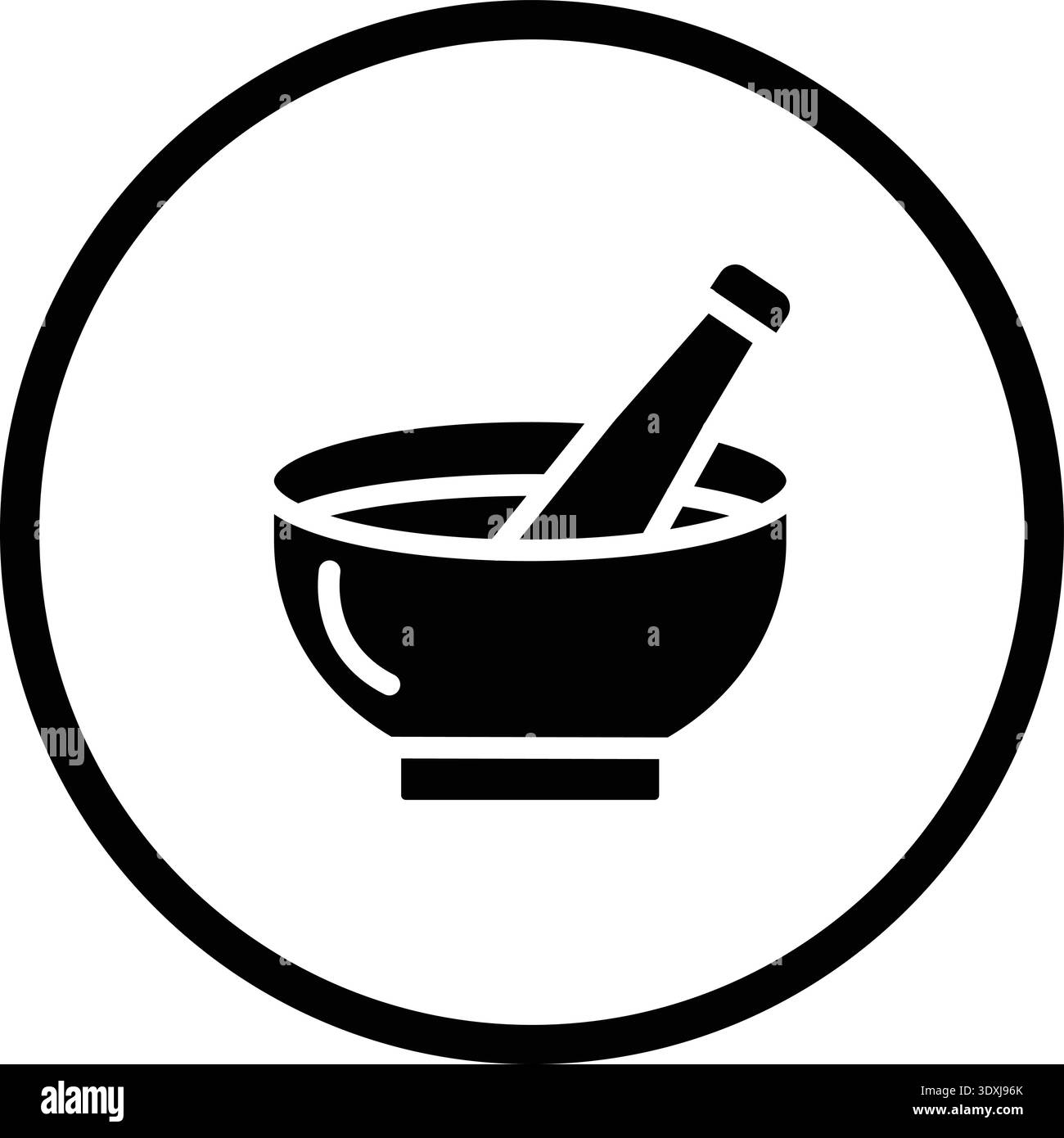 Illustrazione di progettazione dell'icona del vettore zuppa Illustrazione Vettoriale