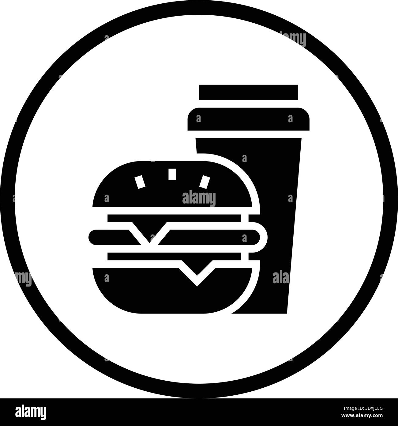 Illustrazione della progettazione dell'icona del vettore alimentare Illustrazione Vettoriale